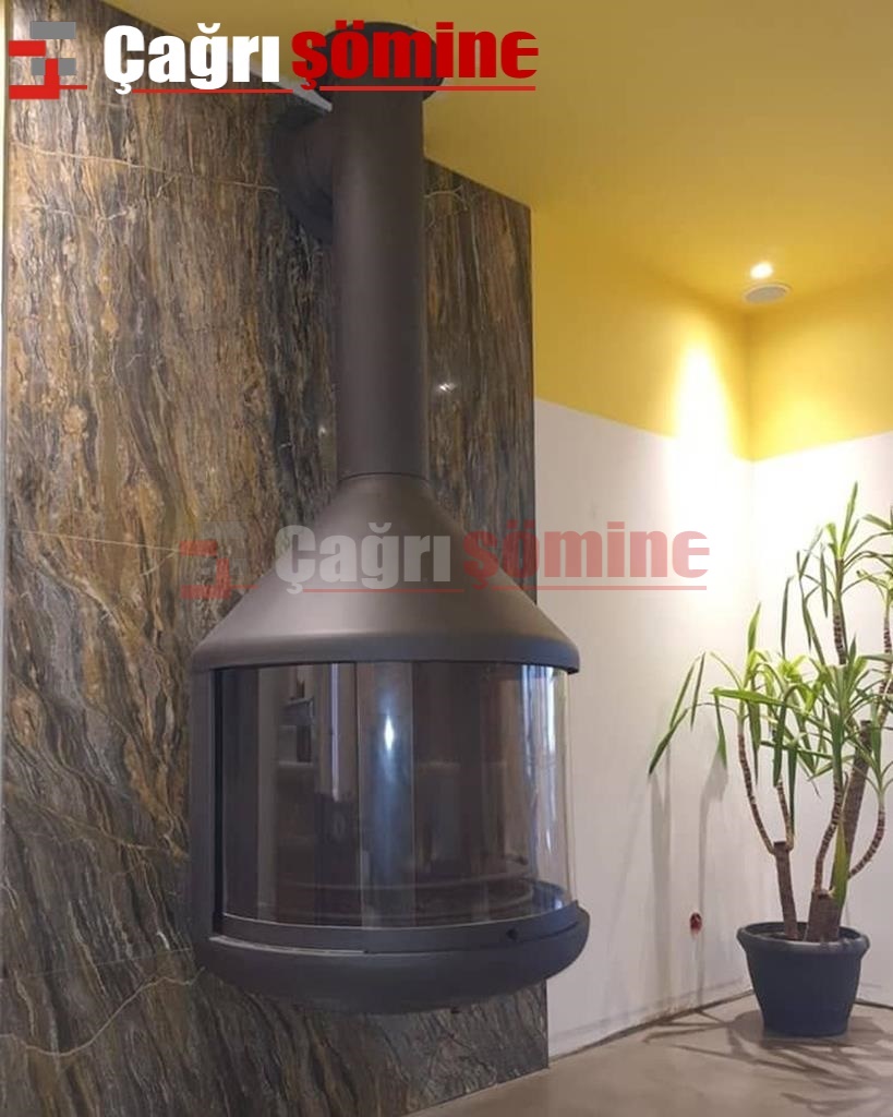 Metal Orta Şömine 03